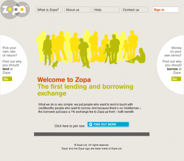 Zopa in 2005 Zopa in 2005